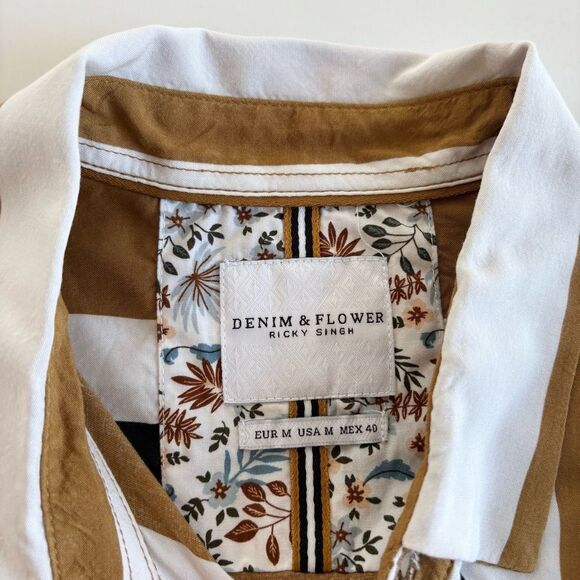 Denim & Flower SS Button Down Shirt - Picture 4 of 7